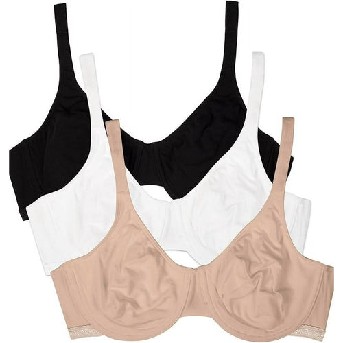 Everyday Cotton Underwire Bra (3-Pack)