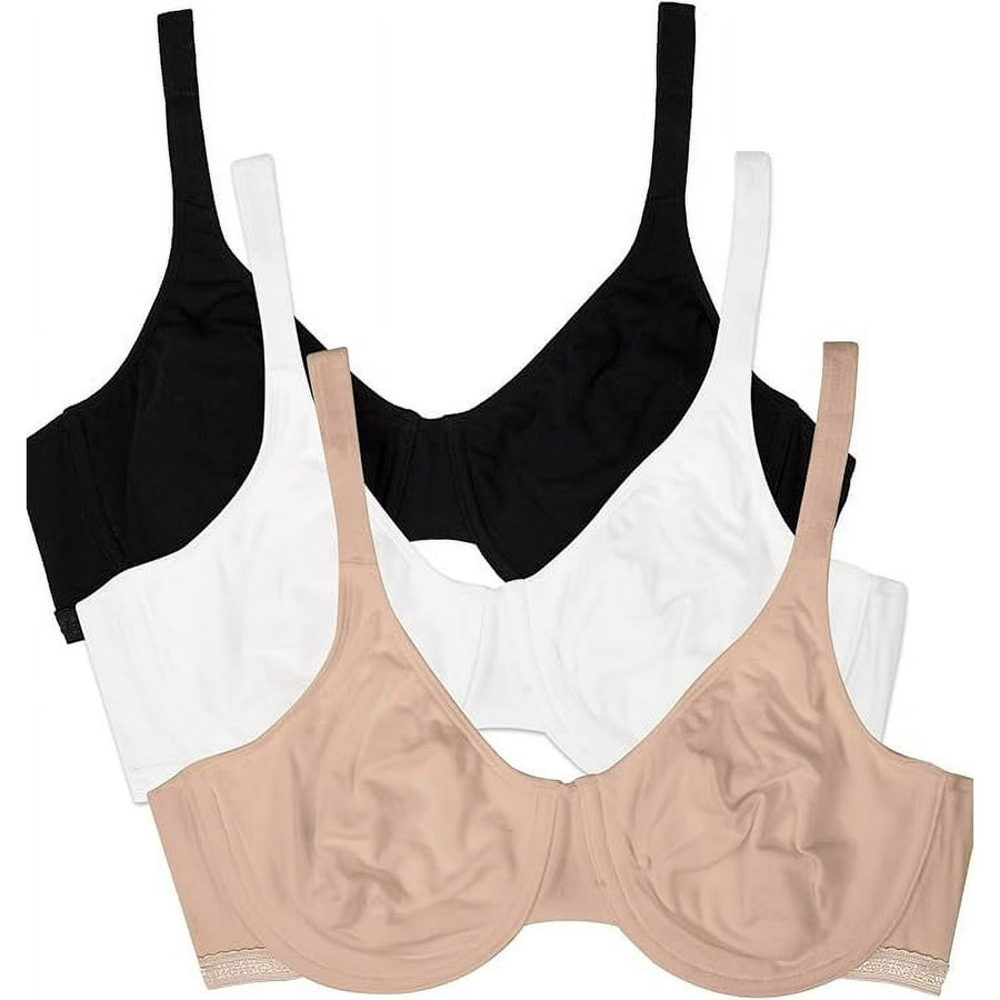 Everyday Cotton Underwire Bra (3-Pack)