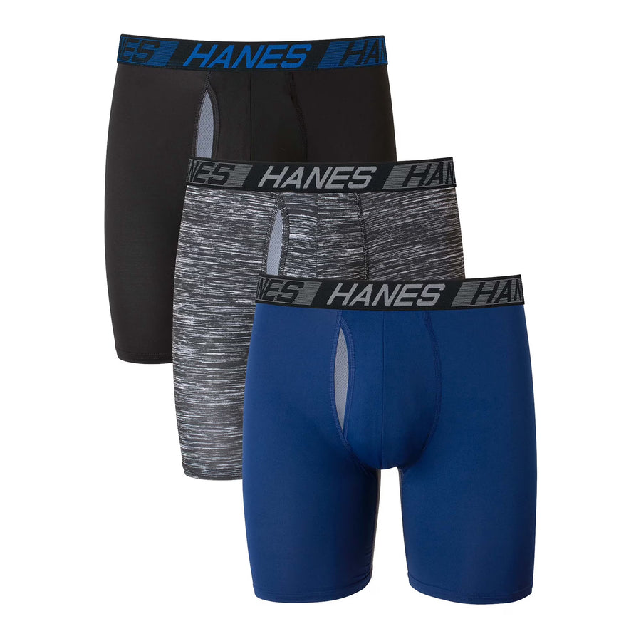 Hanes  Men's Long Boxer (Size-L 3-Pack)
