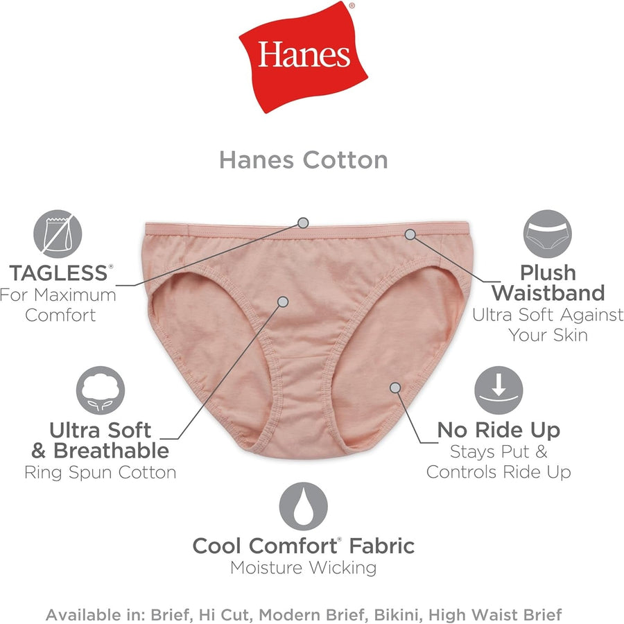 Hanes Women's Underwear (6 - Pack) - ECO